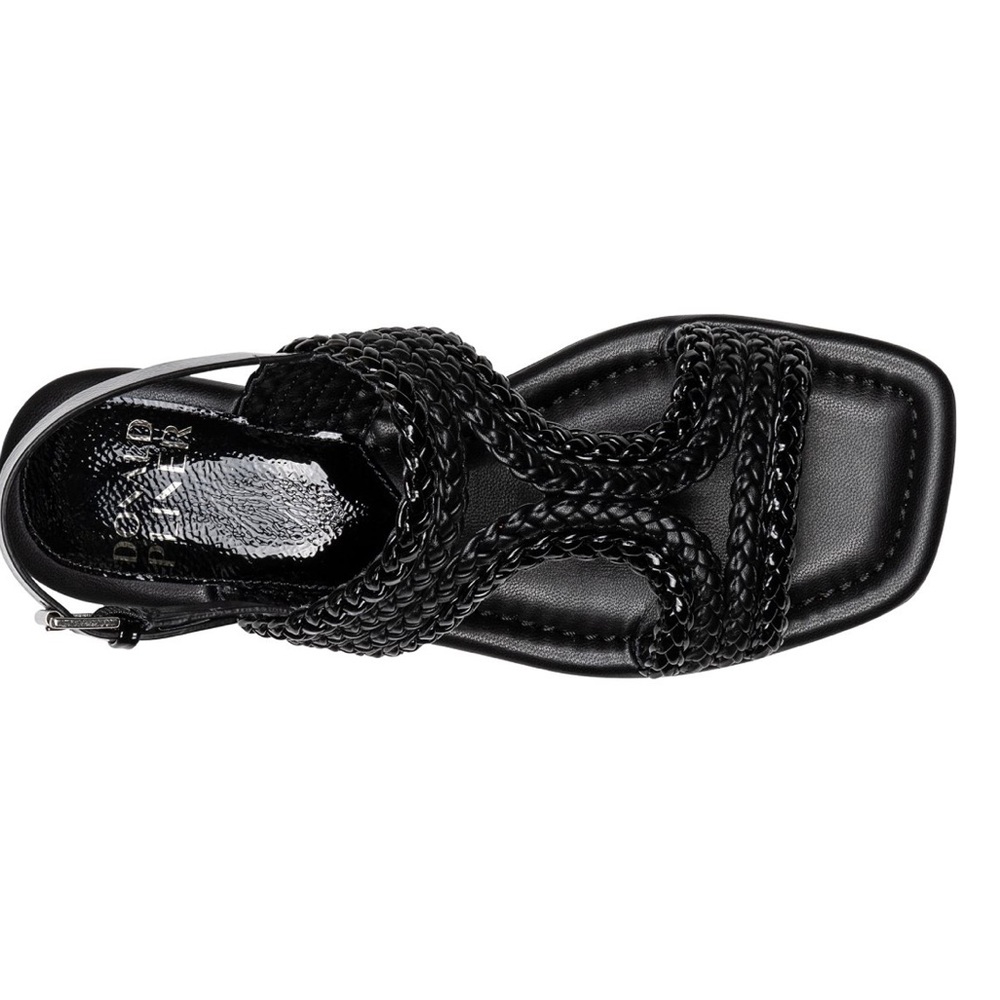 NEW Donald Pliner HECTORLY Black Braided Sandals in size 11